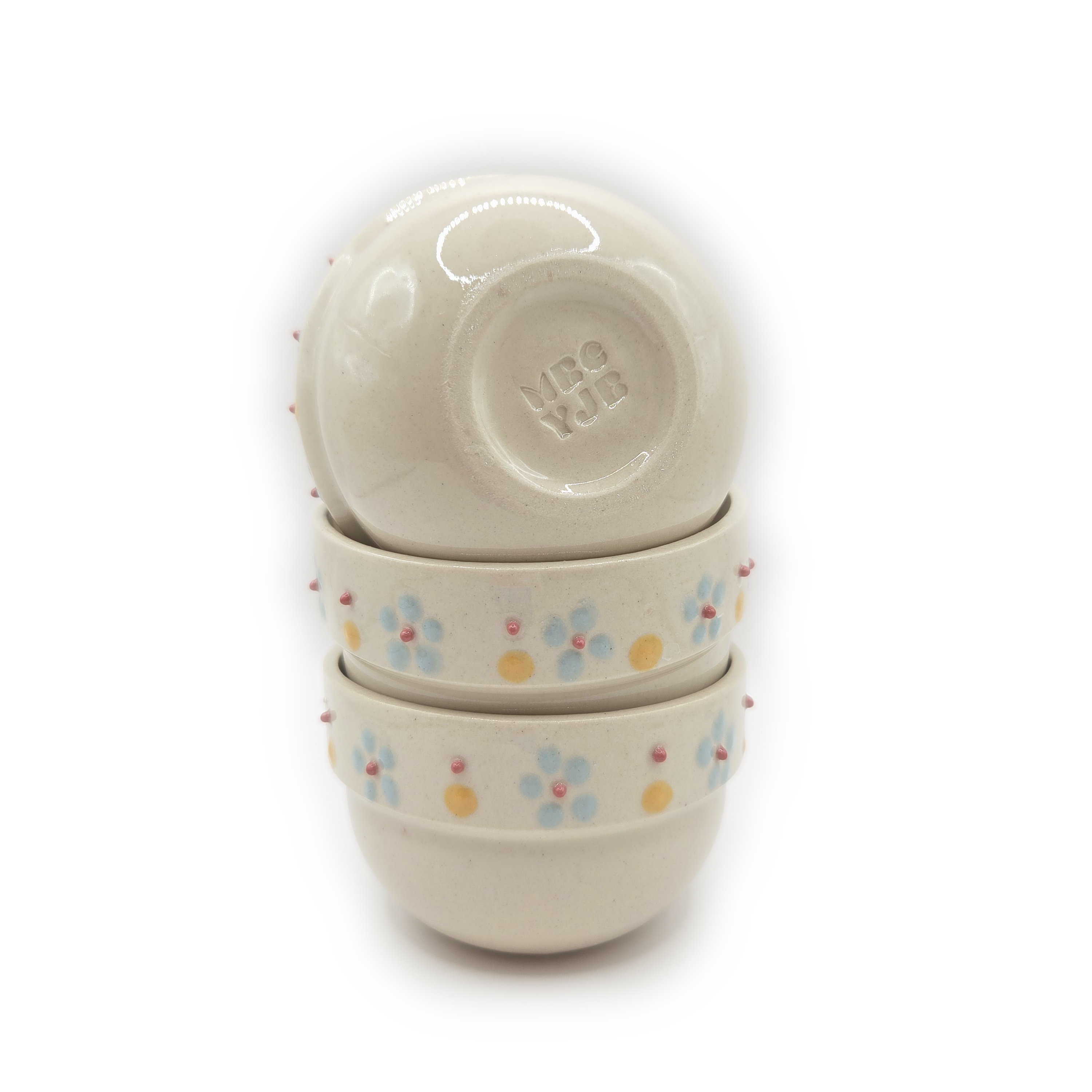 Zestaw trzech miseczek