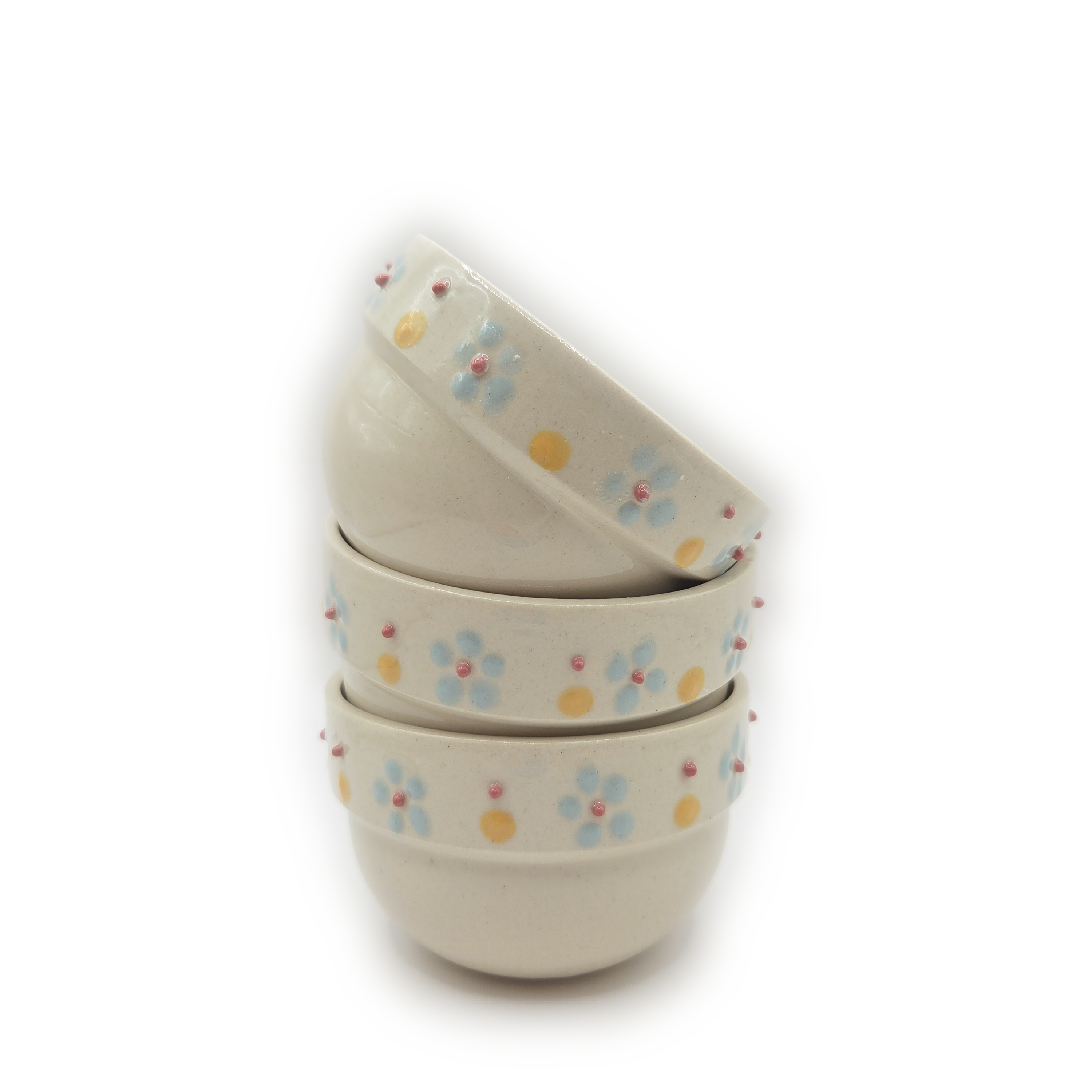 Zestaw trzech miseczek