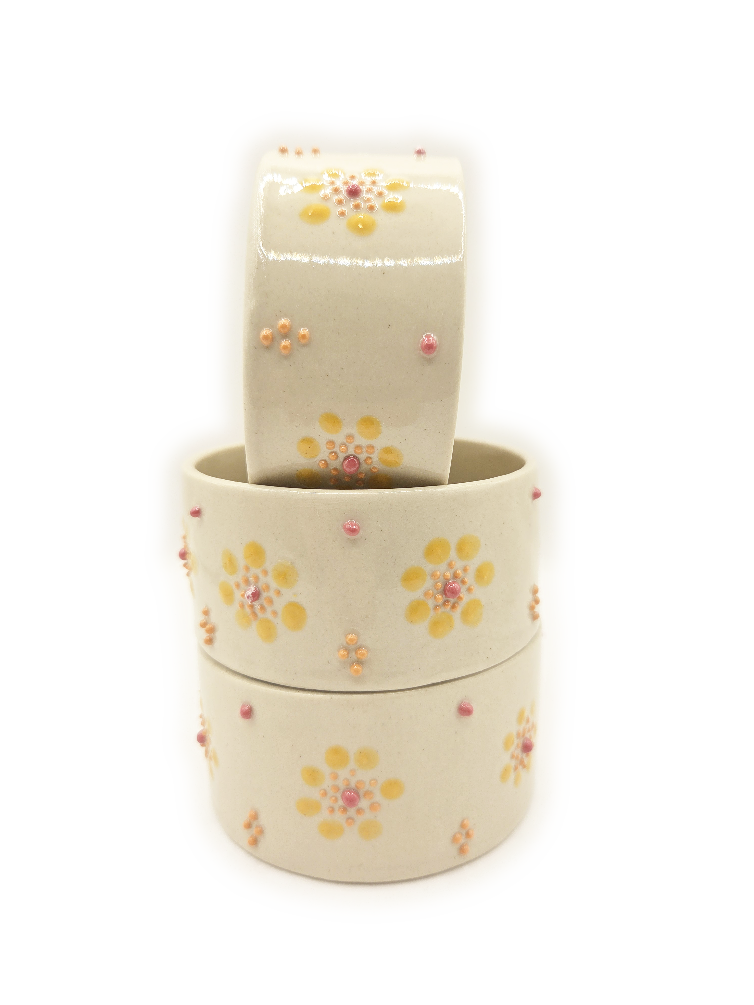 Zestaw trzech mieseczek